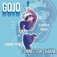 Image 1 of JJK Split Gojo Charm