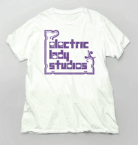 Image 2 of Vintage Logo Tee - White & Purple