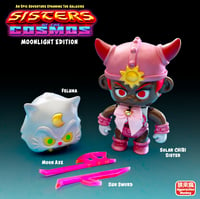 Image 2 of Sisters Of The Cosmos Sofubi Figure Moonlight Chibi