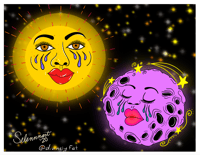 Celestial Tears- Sol & Luna Print