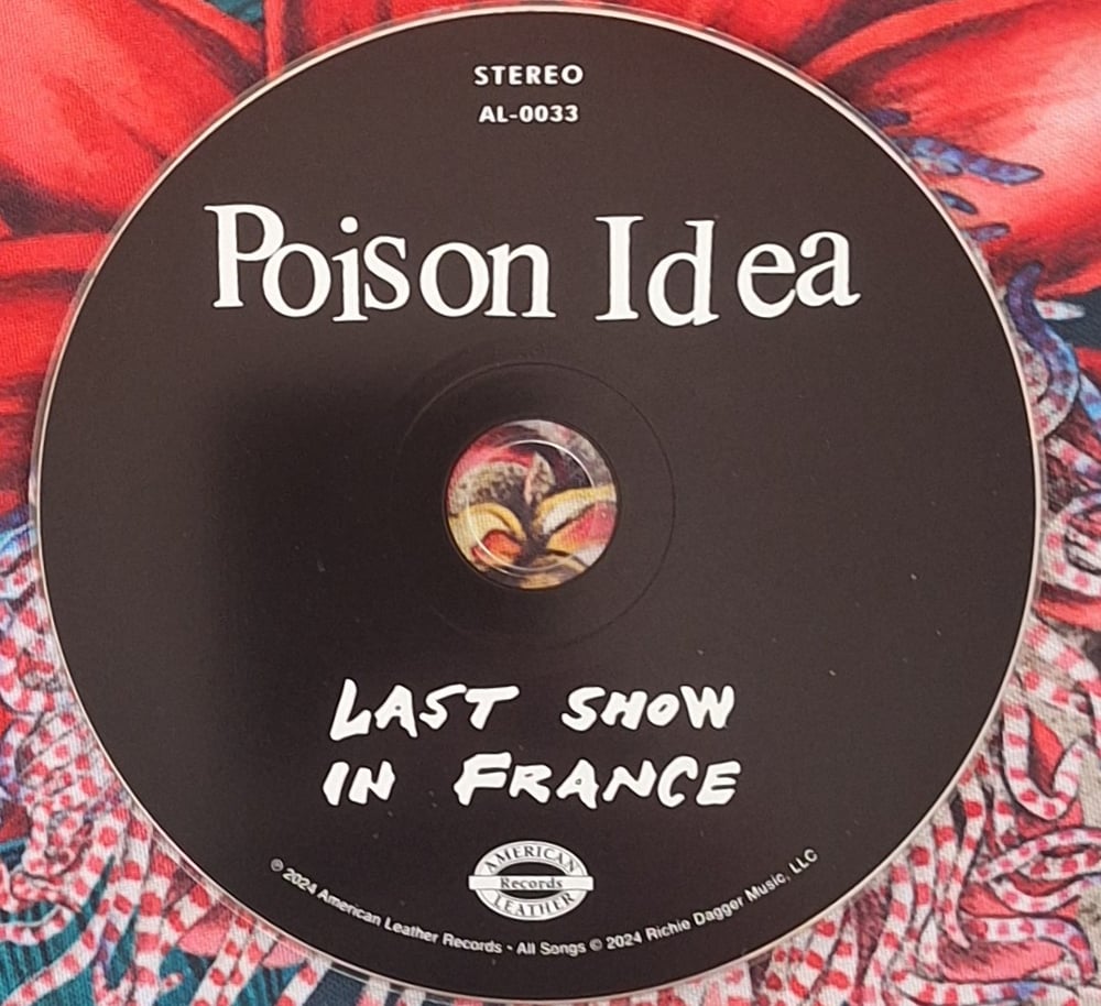 Image of Poison Idea "Last Show in France" CD 