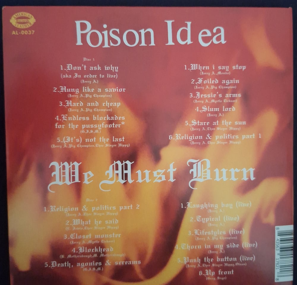 Image of WE MUST BURN CD