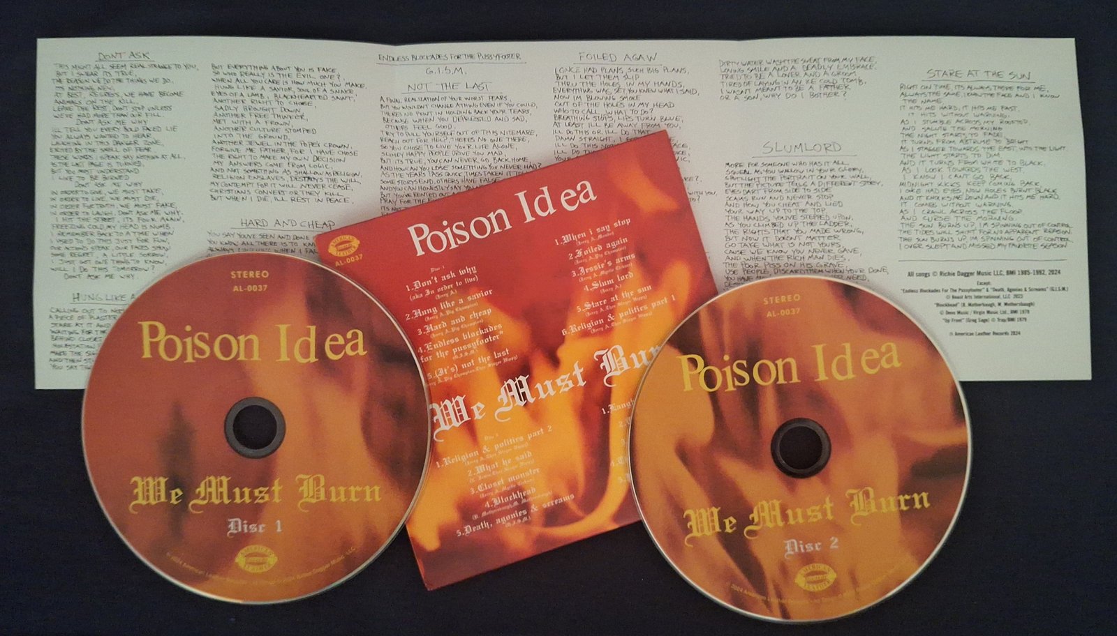 POISON IDEA we must burn オリジナルレコード Poison Idea – We Must Burn – CD (Album), 1993 [r1346903