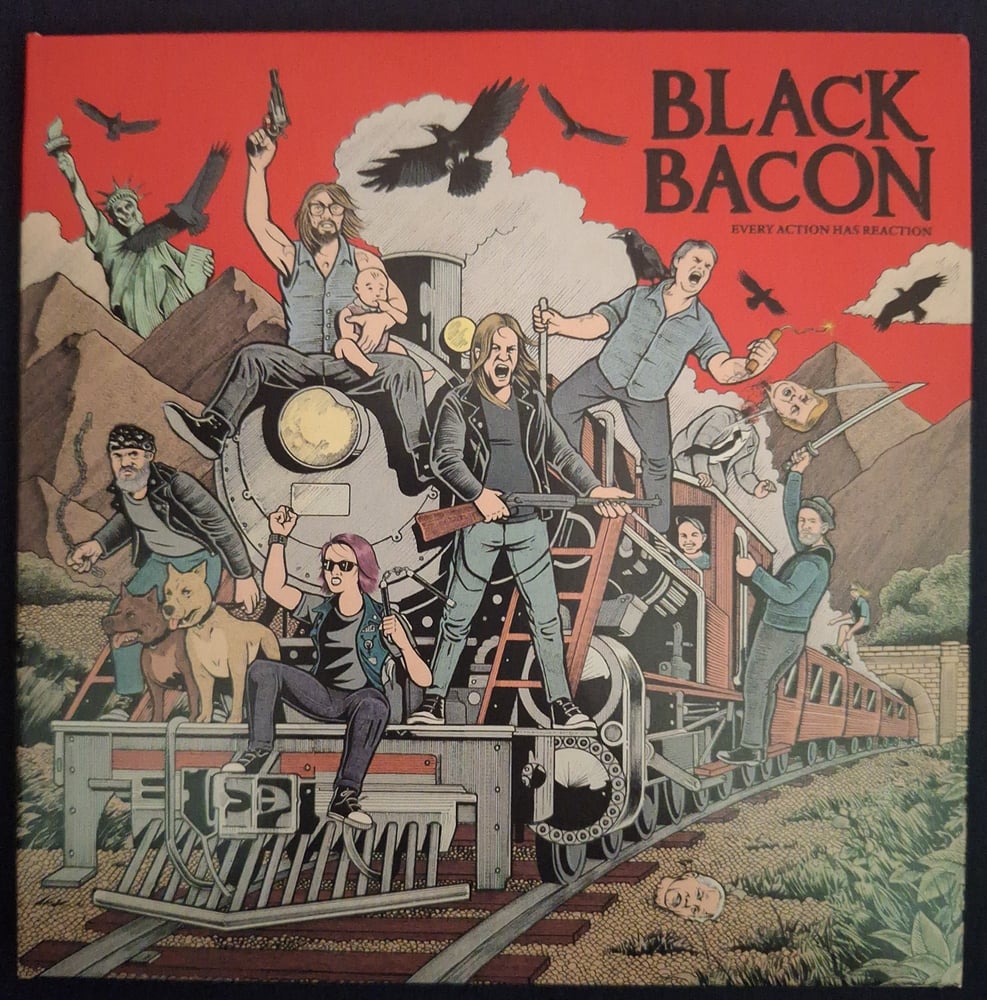 Image of Black Bacon "EVERY ACTION HAS REACTION" CD