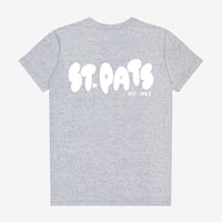 Image 3 of Bubbly Tee - Gray & Vintage White