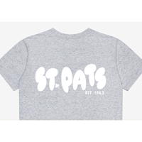 Image 1 of Bubbly Tee - Gray & Vintage White