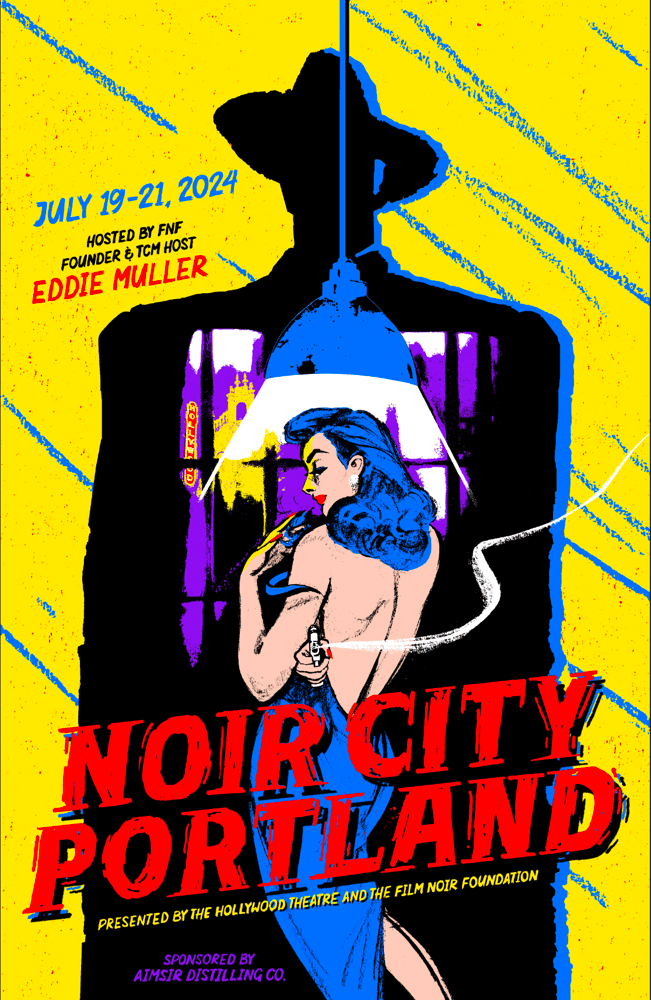 Image of Noir City Yellow Poster