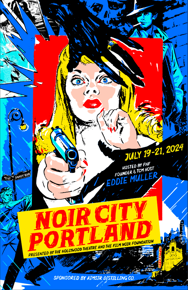 Image of Noir City Blue Poster