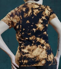 Image 2 of Wide-Neck Bleached & Bug Patched T-shirt, Small