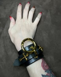 Image 1 of Fiendish Priest Cuffs Gold