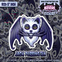 Image 2 of Jack Purrington (BITTENS) - Sticker (5" inch) 