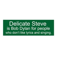 Image 1 of Bob Dylan Bumper Sticker