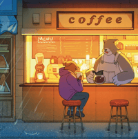 Image 4 of Dog Cafe Print