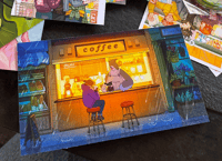 Image 1 of Dog Cafe Print