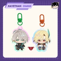 GENSHIN IMPACT: Kavetham Magnetic Heart Link Acrylic Holographic Charm