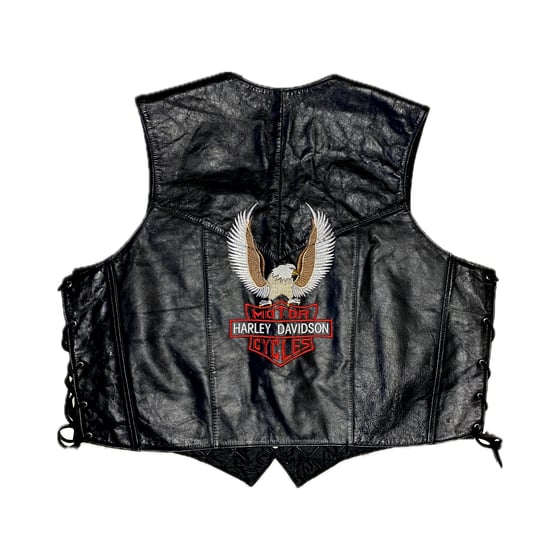 Image of HD Leather Vest (Men's 2XL)