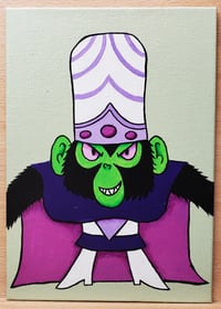 Mojo Jojo - Power Puff Girls - PPG - Acrylic Canvas Board