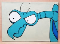 Zorak - Space Ghost Coast to Coast - Acrylic Canvas Board