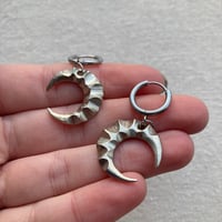 Image 2 of Small Crescent Earrings