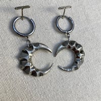 Image 5 of Small Crescent Earrings