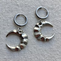 Image 1 of Small Crescent Earrings