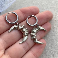 Image 3 of Small Crescent Earrings II