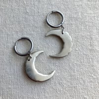 Image 5 of Small Crescent Earrings II