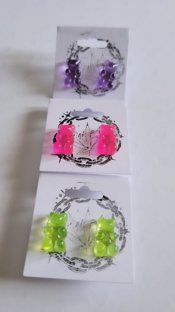 Image of HBC♡ Gummy Bear Earrings