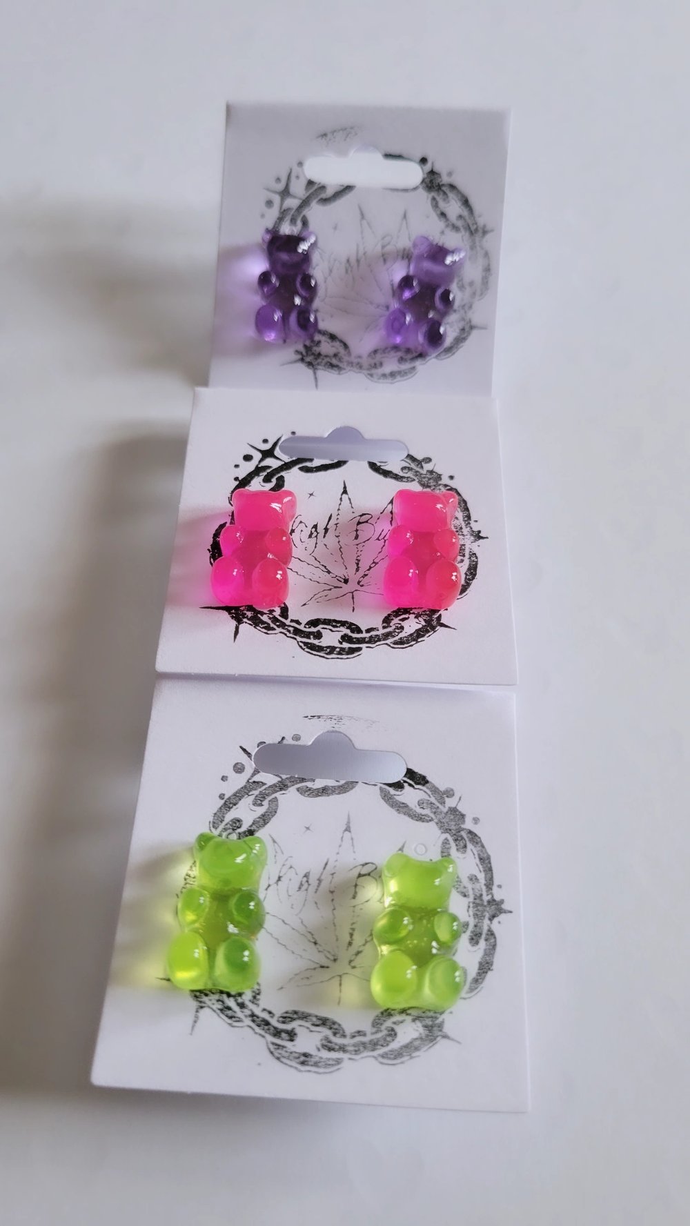 Image of HBC♡ Gummy Bear Earrings 