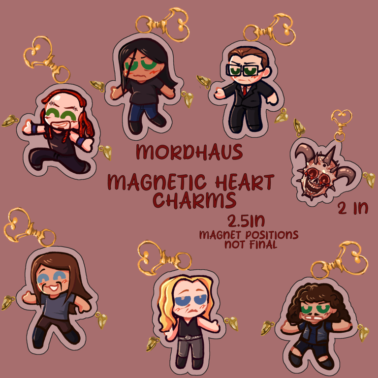 Mordhaus Magnet frolic charm (STOCK!)