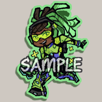 Image 3 of Lucio OW2 Vinyl Stickers