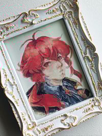 Image 1 of Diluc watercolour portrait print