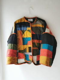 Image 1 of Coloured quilted jacket