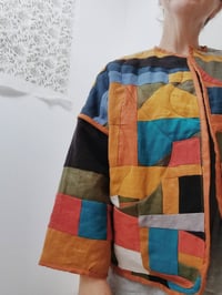 Image 2 of Coloured quilted jacket