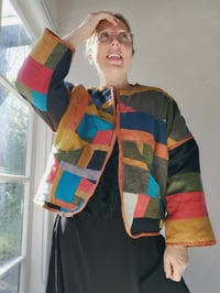 Image 5 of Coloured quilted jacket