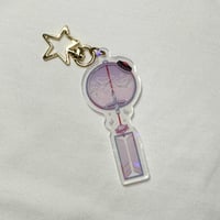 Image 2 of Whale Wind Chime Acrylic Keychain