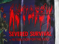 Image 10 of AUTOPSY - Severed Survival Flag (cloth poster Banner tapestry) Old school Death metal