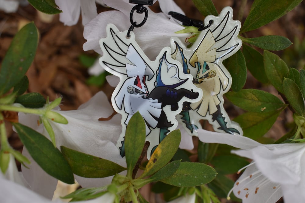 [CLEARANCE] Silvally Glow in the Dark Acrylic Keychain | 3"