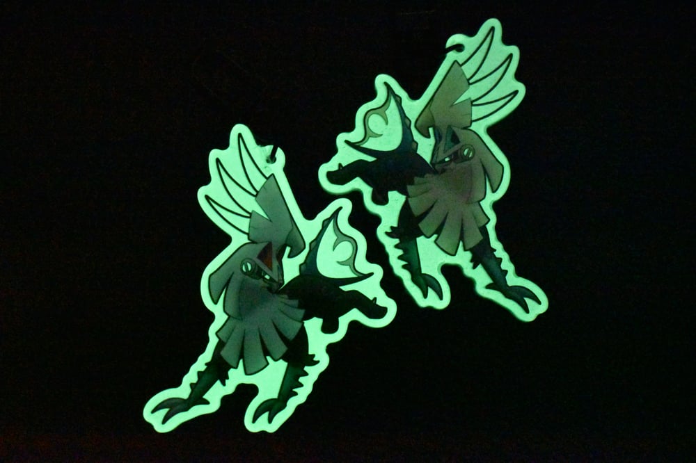 [CLEARANCE] Silvally Glow in the Dark Acrylic Keychain | 3"
