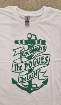 Image 2 of Pogues - Rum, Sodomy & the Lash t-shirt YOUTH size M