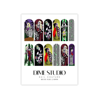 Image 2 of BEETLE JUICE 2 HALLOWEEN NAIL WRAPS 