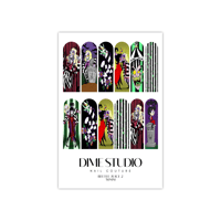 Image 4 of BEETLE JUICE 2 HALLOWEEN NAIL WRAPS 
