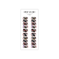Image 3 of SLASHER CREW BLOOD SPLATTER CLAW NAIL DECALS 