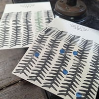 Image 2 of Fern Blue Dot card