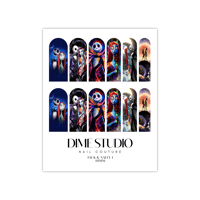 Image 2 of JACK & SALLY HALLOWEEN NAIL DECALS 