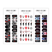 Image 3 of PENNY WISE IT NAIL DECAL BUNDLE