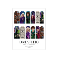 Image 2 of HOCUS POCUS 2 HALLOWEEN NAIL DECALS