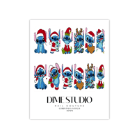 Image 2 of HOLIDAY STITCH NAIL DECALS 