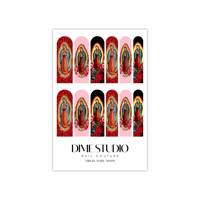 Image 2 of OUR LADY DE GUADALUPE VIRGINCITA NAIL DECALS 