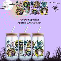 Nightmare NBC Halloween Double Sided Uv Dtf Wrap W0629